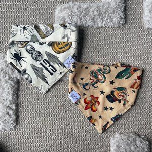 NWOT Set of 2 Rylee & Co. Spooky Pet Bandanas